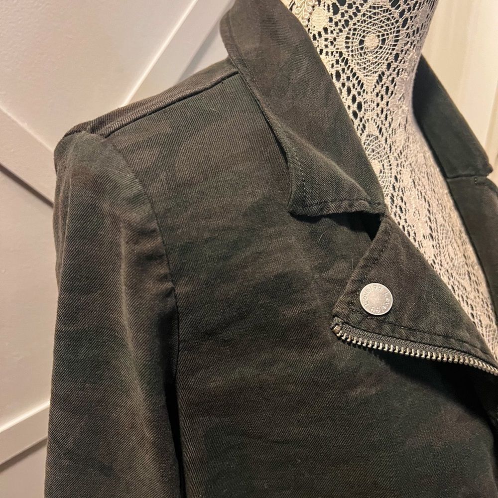 Level 99 Evereve Rosie Midnight Camo Moto Jacket Smal… Gem